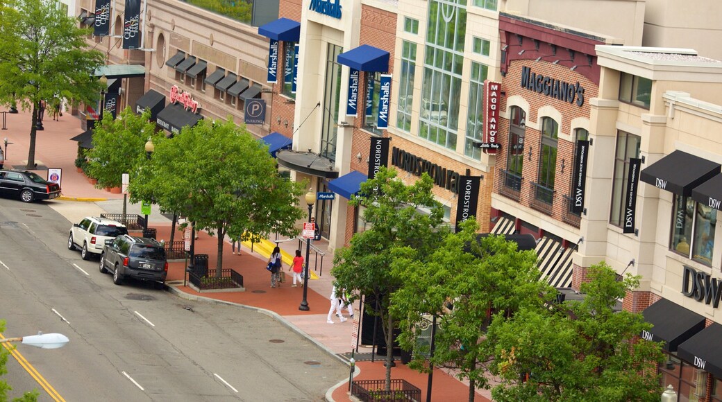 Friendship Heights som viser gatescener og by