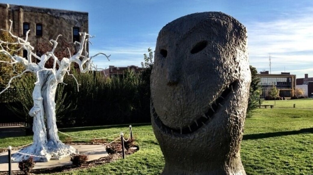 Some amazing artwork that oddly resembles something out of a Tim Burton movie. Great park to explore and find inspiration.