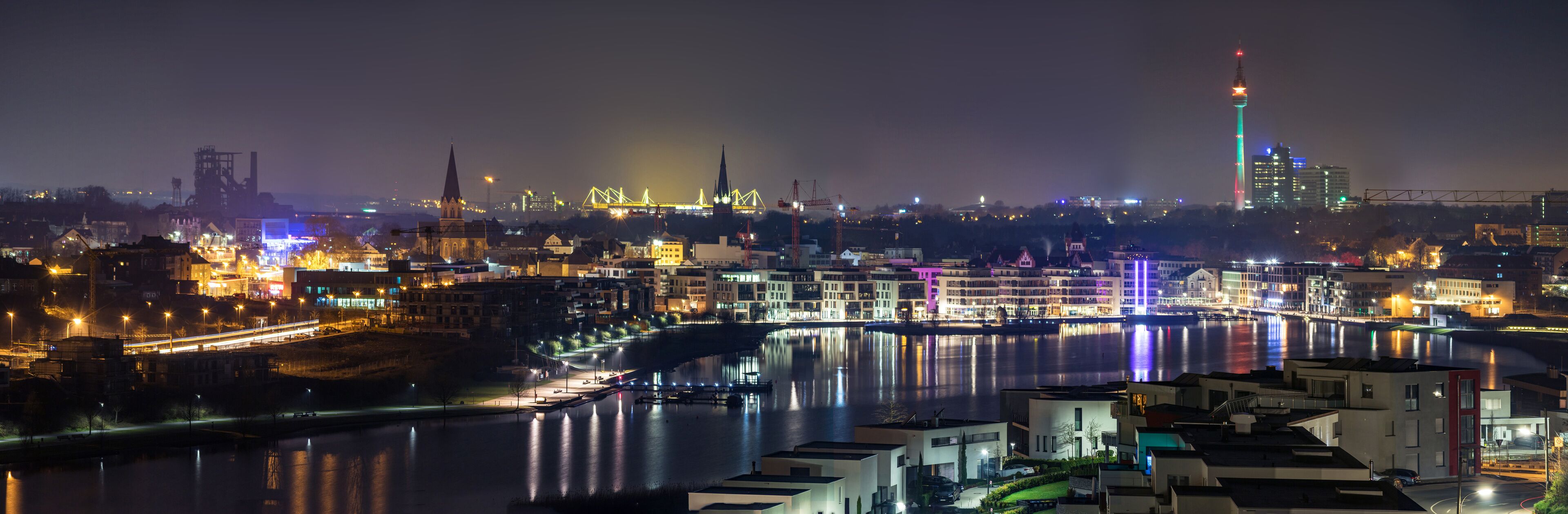Panoramablick über den Phoenixsee