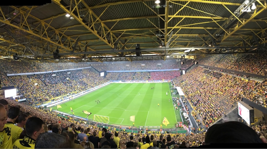 Germany Super Cup Final FCB vs BvB. From the yellow wall.
