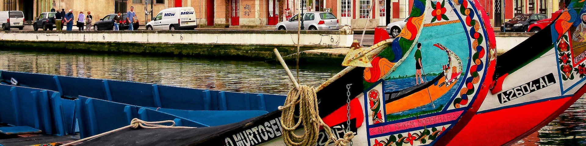 Moliceiro boats, Aveiro, Portugal
