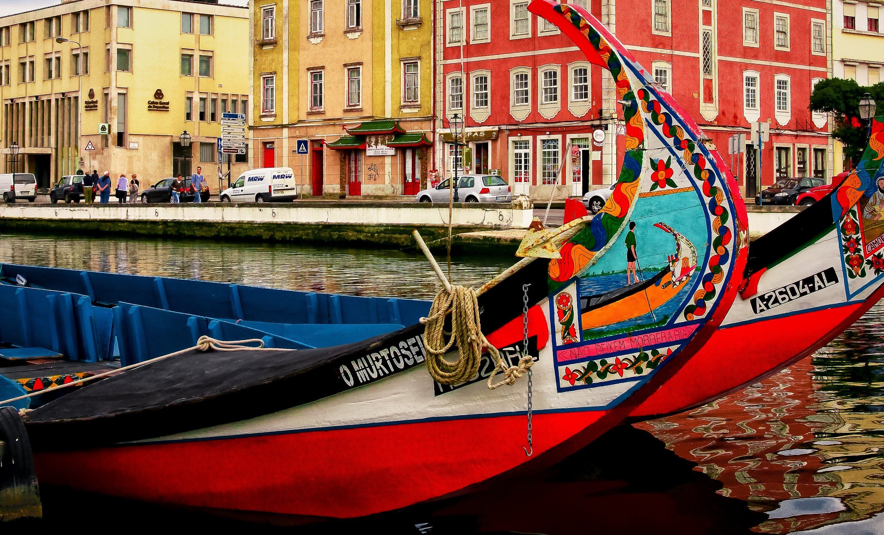 Moliceiro boats, Aveiro, Portugal