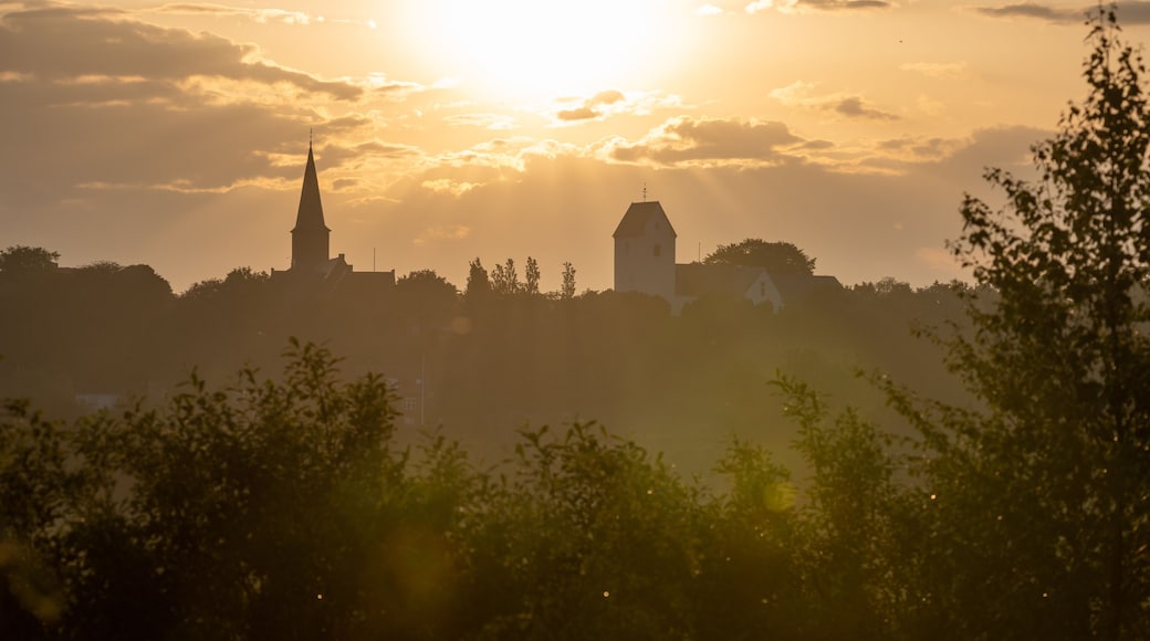 Church view Skive Ådal Denmark