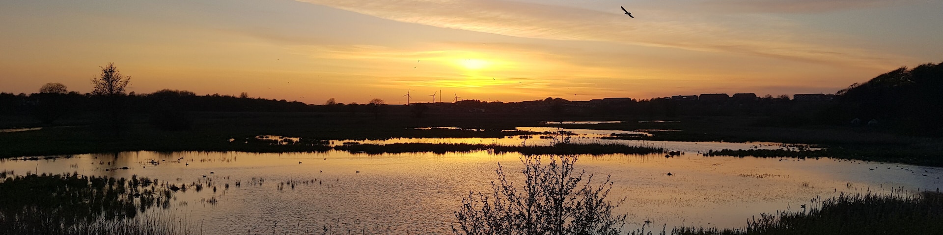 Sunset in Skive Denmark