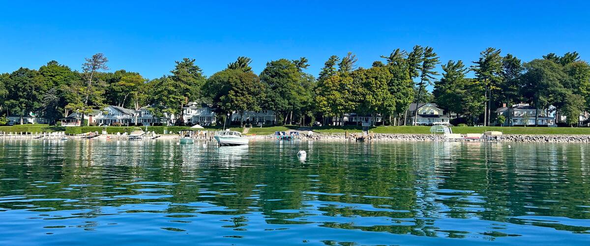 Wequetonsing is a lovely community in Harbor Springs, Michigan on Little Traverse Bay.