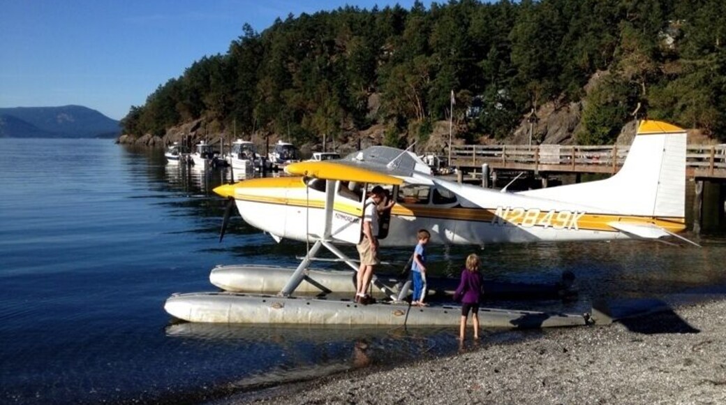 Kenmore Air out of Seattle - a fun way to access both the grandeur and remote spots of the San Juan Islands. $149 one way.