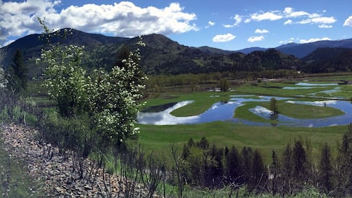 Out for a run along thee TCT overlooking the valley with the Granby River in the background.