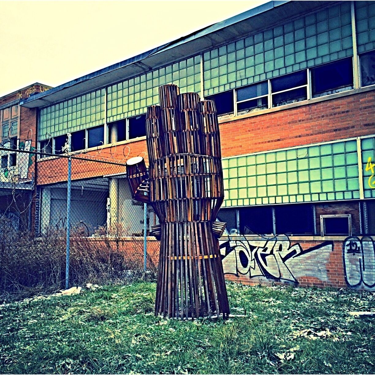 High Five!! Saw on the walk from tailgating 