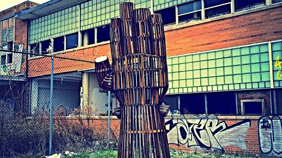 High Five!! Saw on the walk from tailgating