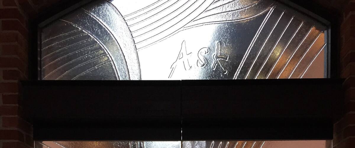 Spiritual place to remember the life Father Solanus Casey. The entry doors are etched with the words “Ask” “Seek” “Knock”