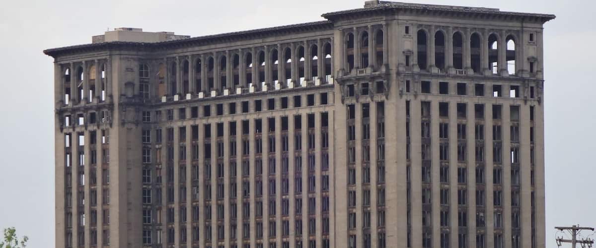 The view from the patio of Green Dot Stables is of the backside of the currently abandoned and forever in some state of rehabilitation, Michigan Central Station.
The station opened in 1913 and remained operational until 1988. At the time of its construction, it was the tallest rail station in the world.
A personal connection to this building would be that my father shipped out from this station to Marine boot camp after being drafted in the Korean War.
A return trip for more photos and further exploration is definitely on the horizon.