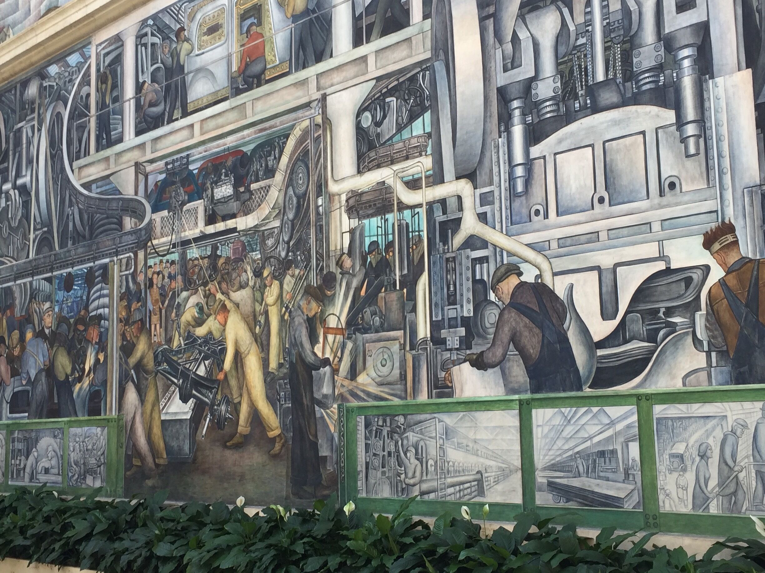 Wall mural, Diego Rivera, must see