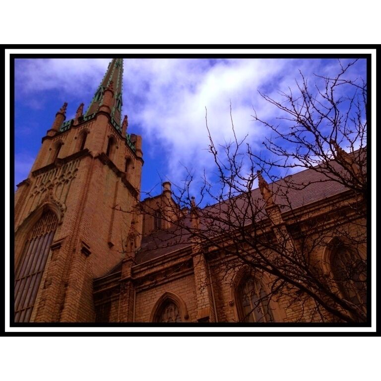 One of magnificent old churches in Detroit 