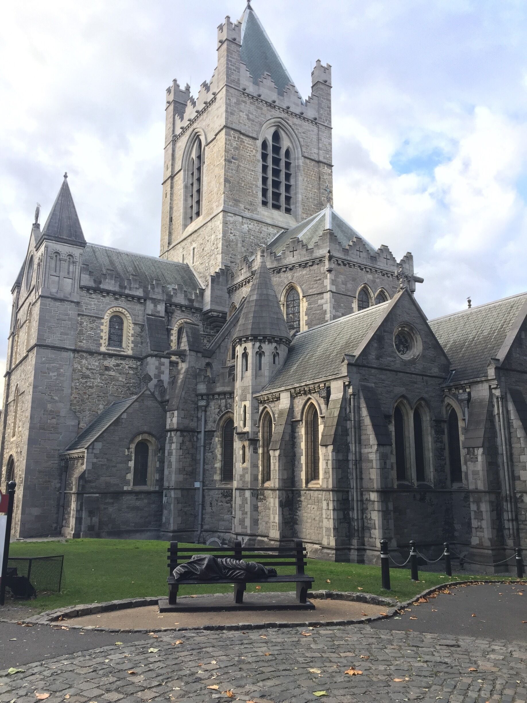 Beautiful cathedral in the middle of Dublin