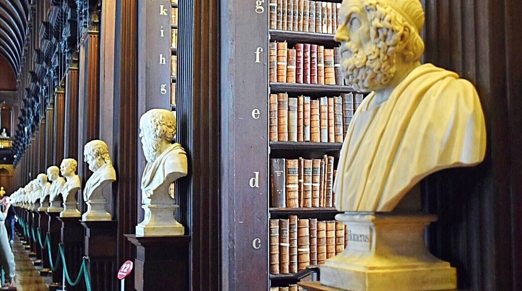 June 12, 2017
Toured trinity collage
This is best known for the Book of Kells, but it's worth a visit just to see the "Long Room," where the book is held
This room was actually the inspiration for a room called the Jedi Archives in “Star Wars Episode II: Attack of the Clones.”
The college, which was founded by England's Queen Elizabeth in 1592, is literally stuffed with history and a tour is a great way to spend an afternoon. The campus makes for great people-watching in the summer when students gather outside the Pavilion Bar (known as "The Pav") to take in a game of cricket.