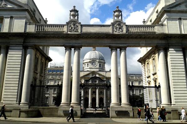 Dublin is lacking magnificent, imposing architecture comparing to other European capitals, however one can still find such gems