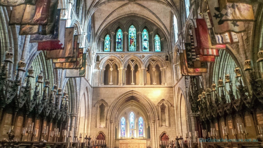 Built in honour of Ireland’s patron saint, Saint Patrick’s Cathedral stands adjacent to the famous well where tradition has it Saint Patrick baptised converts on his visit to Dublin. #Architecture
