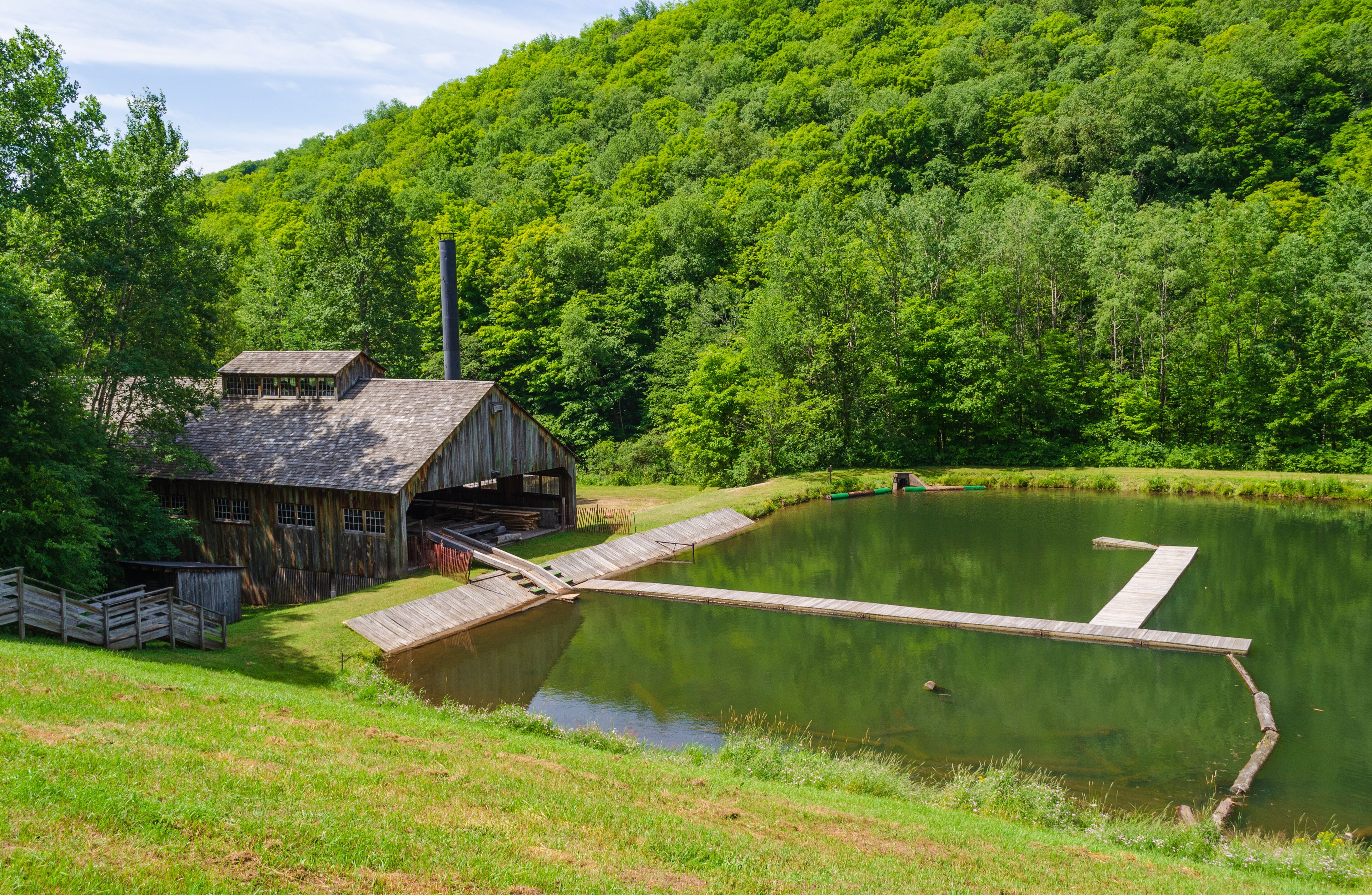 Pennsylvania Lumber Museum, near Galeton, Potter County, Pennsylvania in the United States