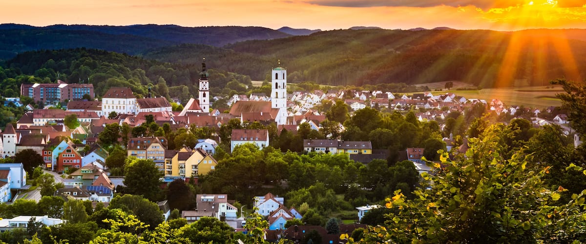 Stadt Sulzbach-Rosenberg in der Oberpfalz, Bayern Deutschland