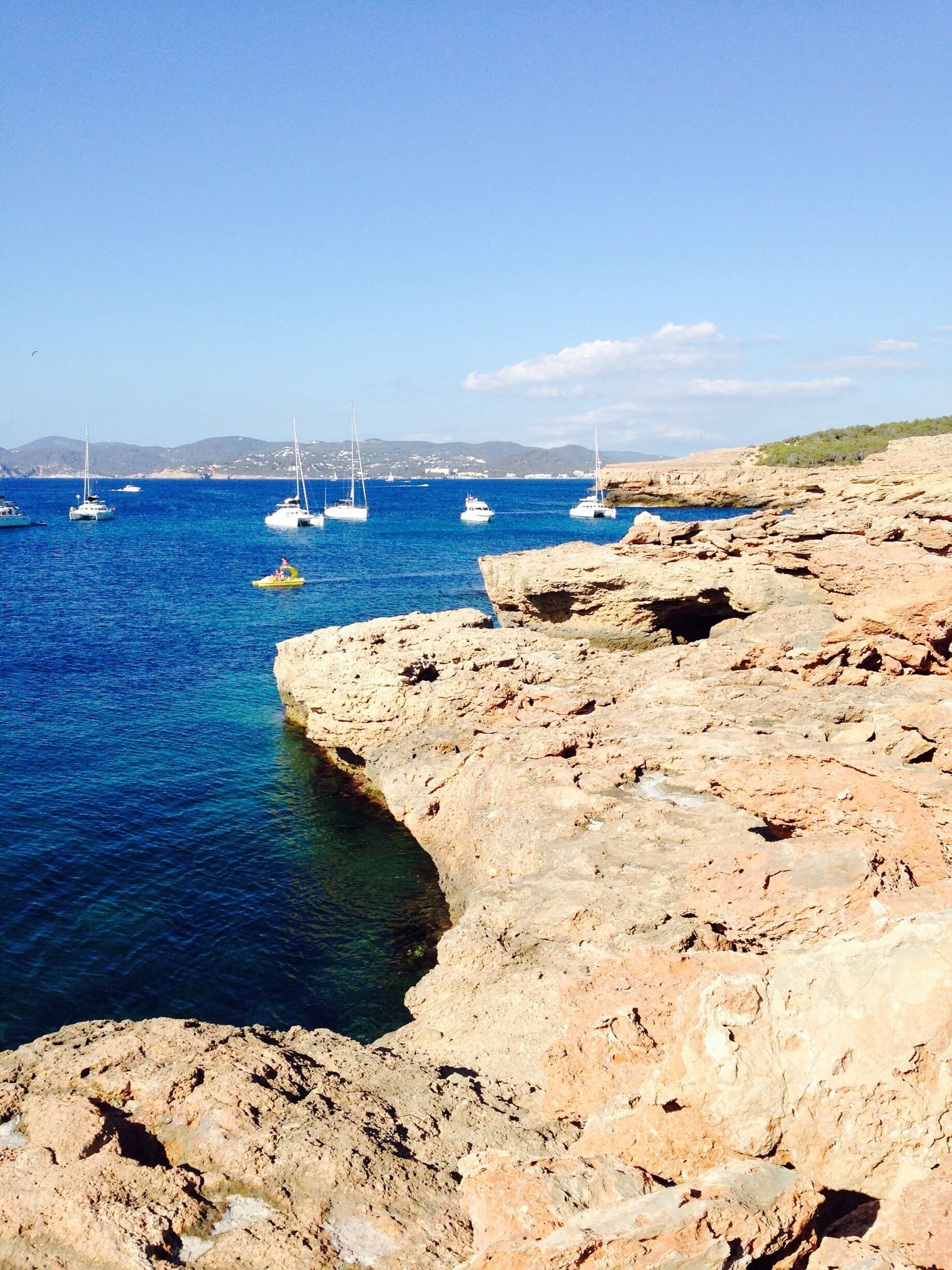 Walked along the rocks a bit for good views 
