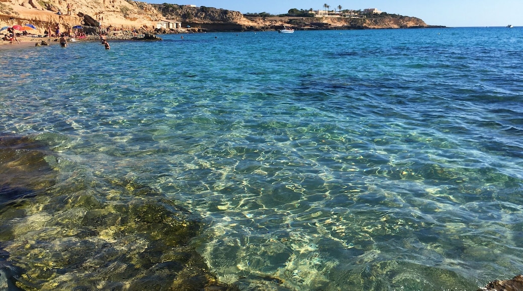 We took a cab to get the other side of the island for a more serene environment and turquoise waters. There are different parts of the beach to chill at. My friend got a mild sting from a tiny dying jellyfish that was washing ashore, but the lifeguard station was helpful.
Be sure to make reservations at Sunset Ashram for awesome sunset views. Understandably, the businesses there won't let you use their phone to call a taxi, so be prepared! All in all, it was the highlight of my visit to these islands and I highly recommend this beach.