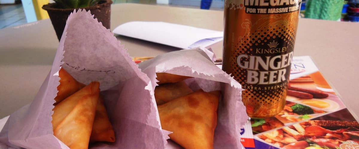 Anyone in the mood for some #Durban style ' Samoosas ' and beer :D #MeetSouthAfrica #TheTinyTaster