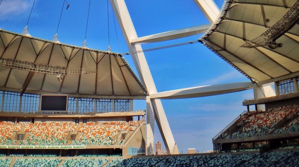 You can do a 100 meter rope swing off the top of the stadium in Durban, not for the faint of heart