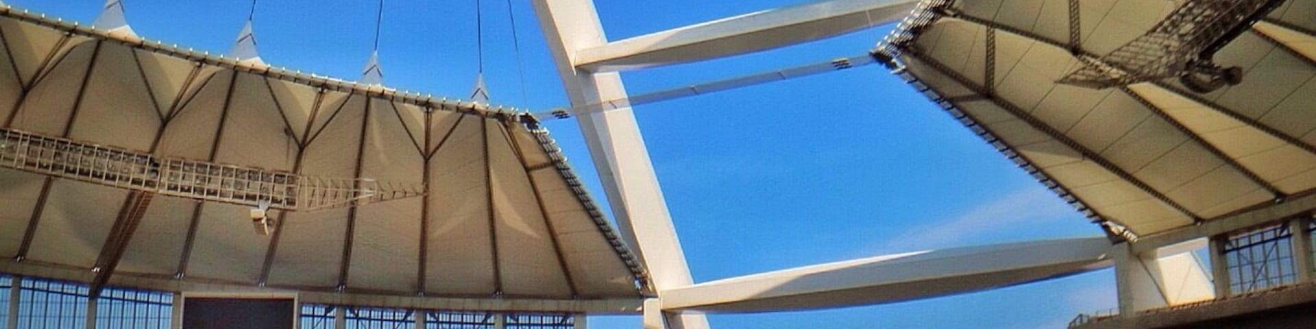 You can do a 100 meter rope swing off the top of the stadium in Durban, not for the faint of heart