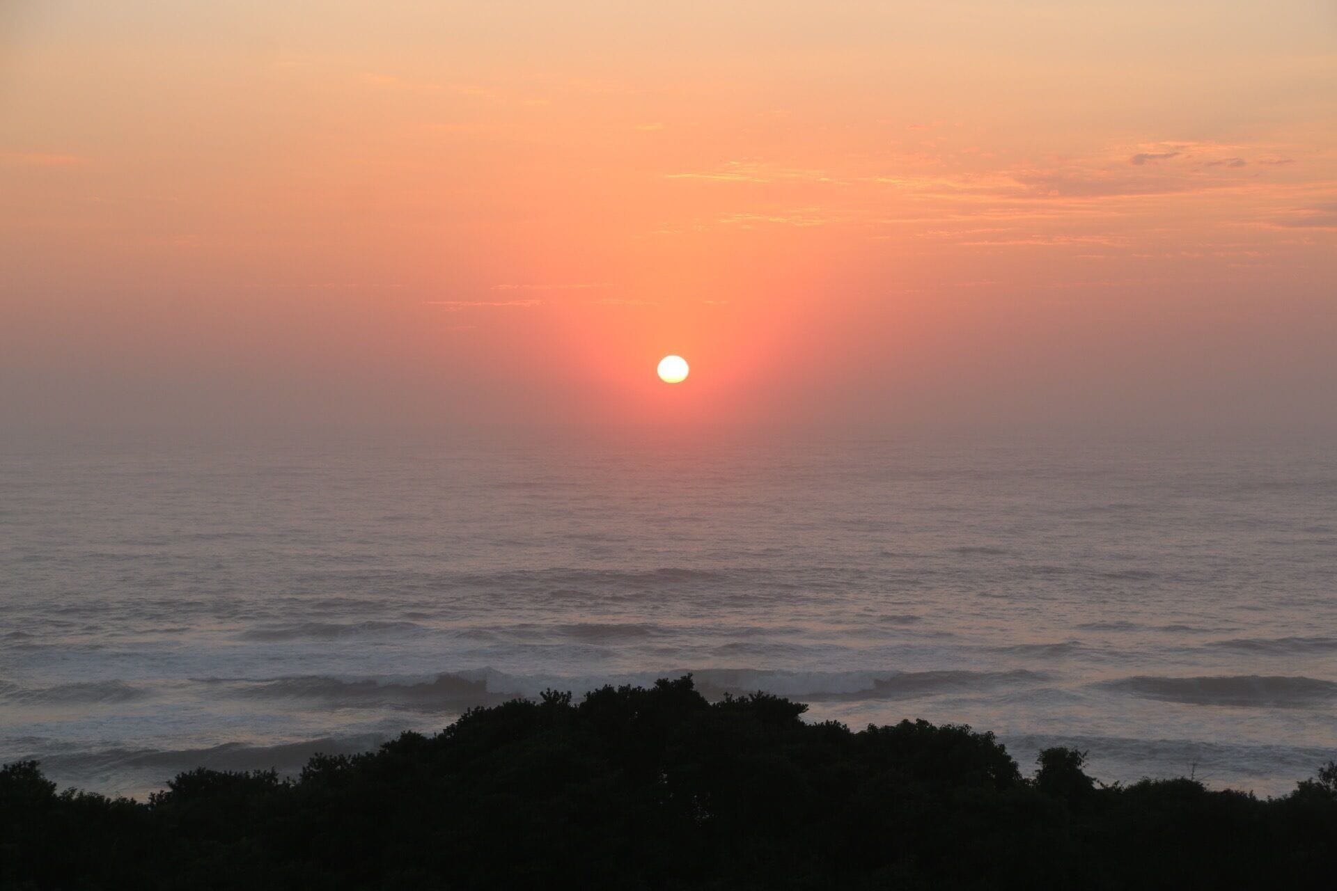 Durban, South Africa sunrise.