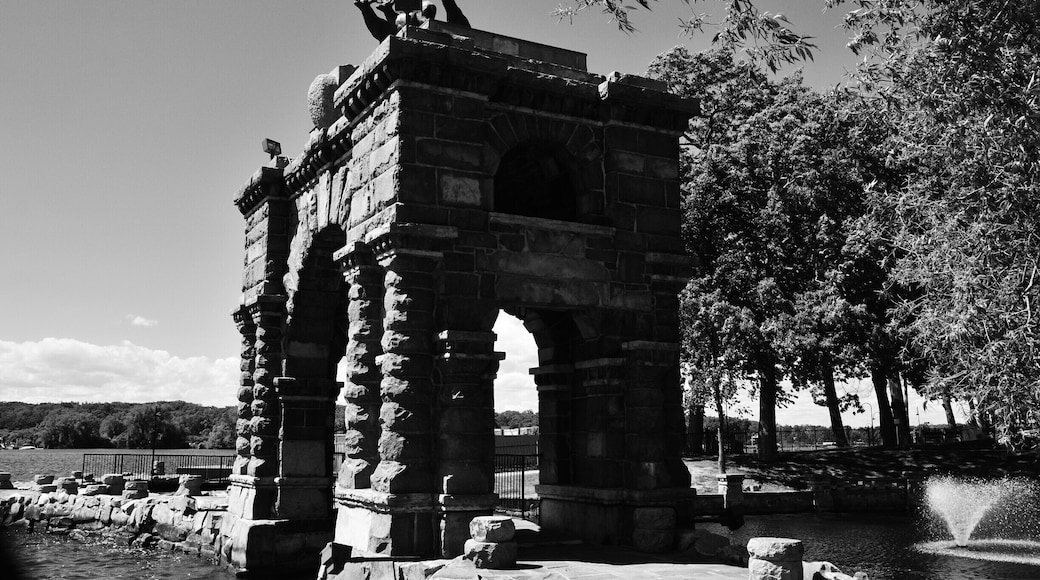 The Arch of Triumph replica at Boldt Castle, Heart Island, Alexandria Bay, NY.
