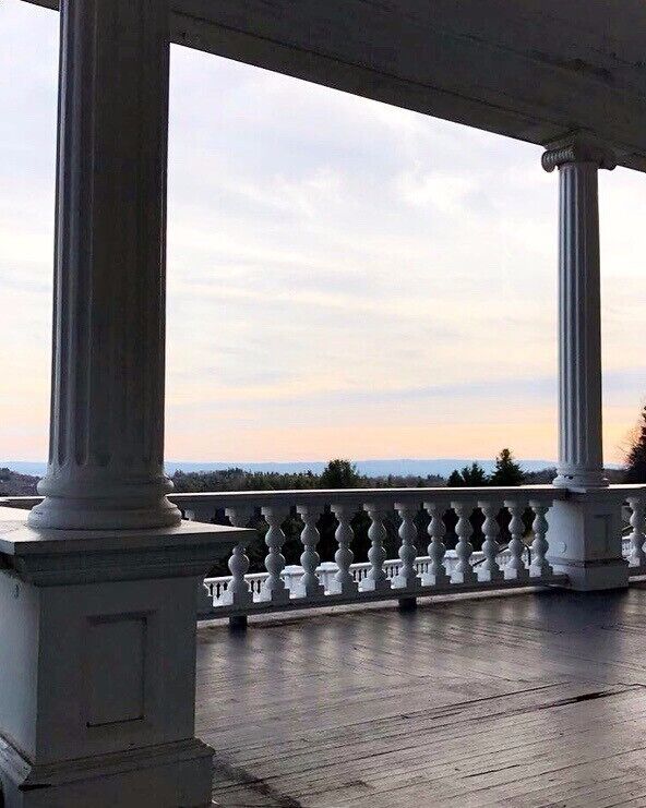 This picture was taken on the porch of Cone Manor. The house was built in 1901 and sits on a 3,500-acre estate. The house now has a craft center or gift shop inside and is open seasonally to the public. The surrounding trails on the manor lead to Bass Lake and to the Fire Tower. One of my best friends got engaged on the porch of the house last winter and I often spend the early part of the fall semester studying in the grass or running the trails. I find it fascinating that the same house that I spend a lot of my time at has such an interesting history that continues to live on today. #appalachianechoes