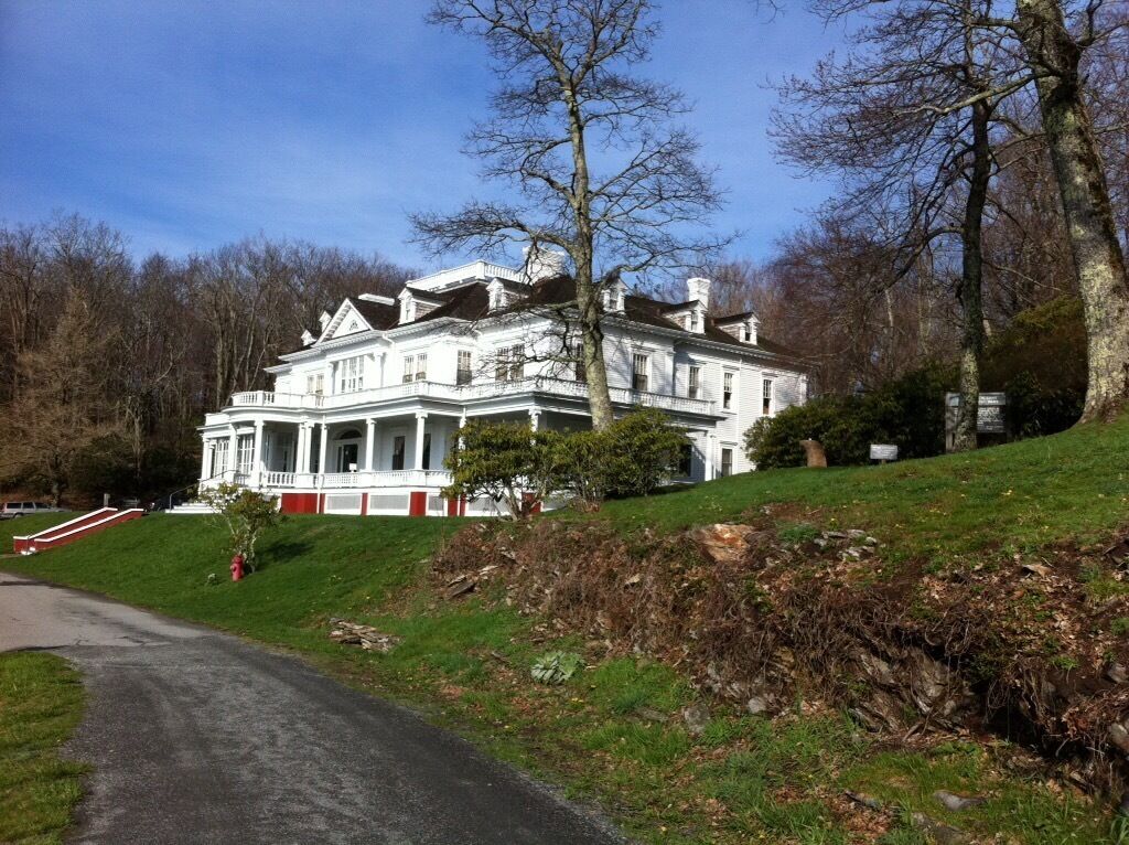 The Moses Cone house along the Blue Ridge Parkway. 