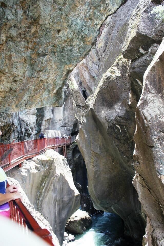 Inside of Box Canyon #boxcanyon #ouray #colorado