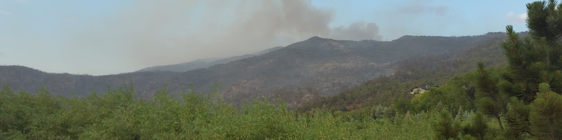 The Lake Christine fire in Basalt
