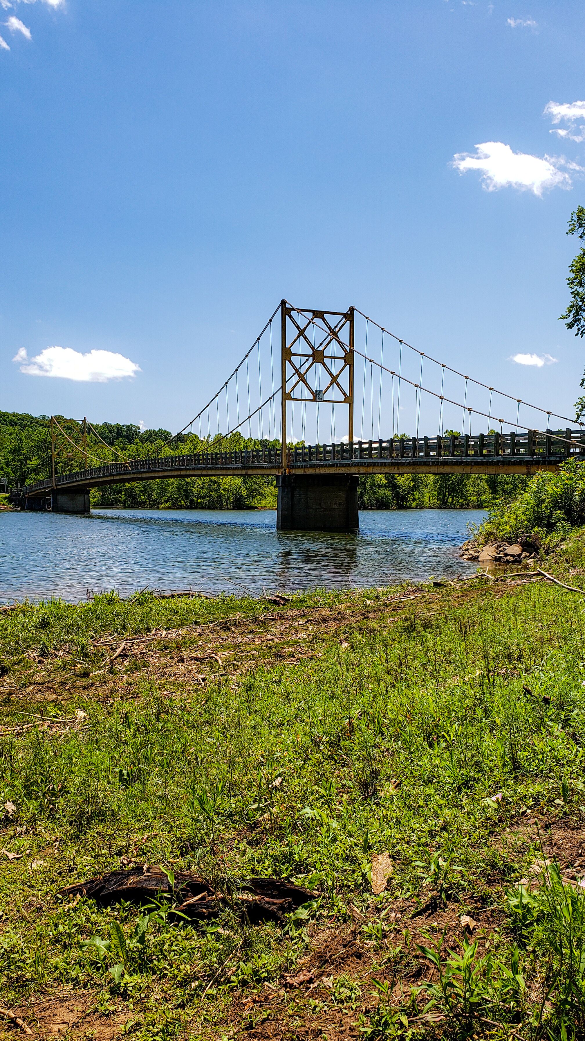 This bridge moves as the cars pass, kind of crazy.