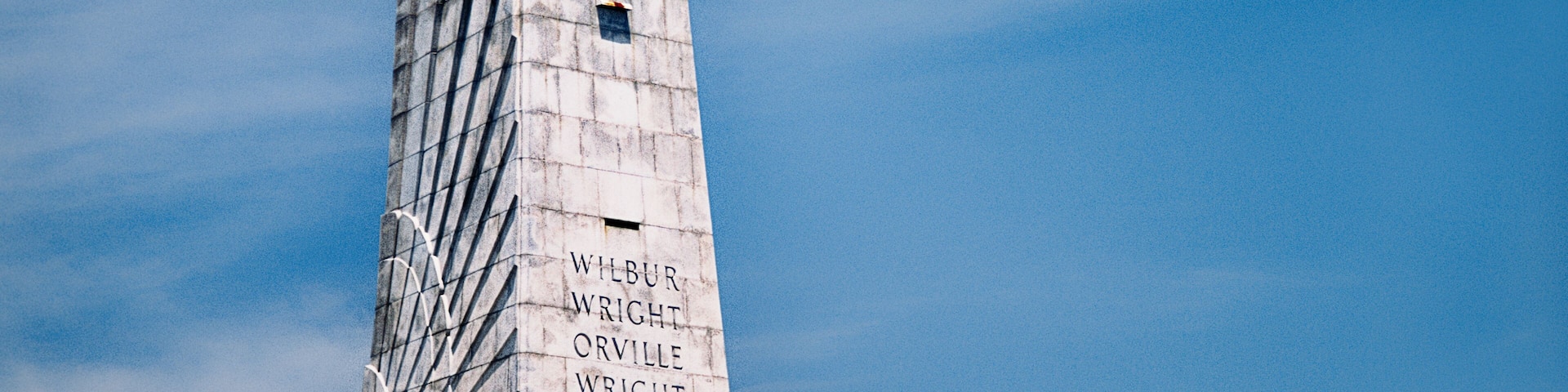 Wright Brothers National Memorial at Kill Devil Hills, Cape Hatteras, North Carolina, USA. Site of first manned flight