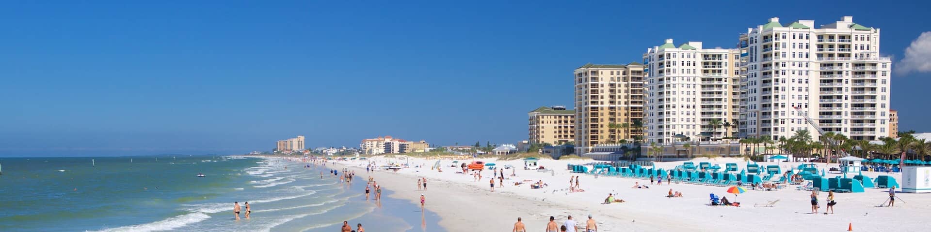 Clearwater Beach featuring ranta ja rannikkokaupunki
