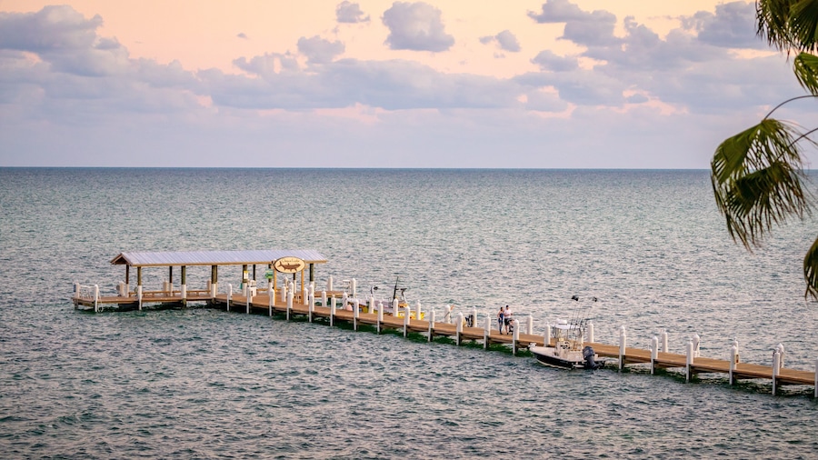 Islamorada featuring a sunset and general coastal views