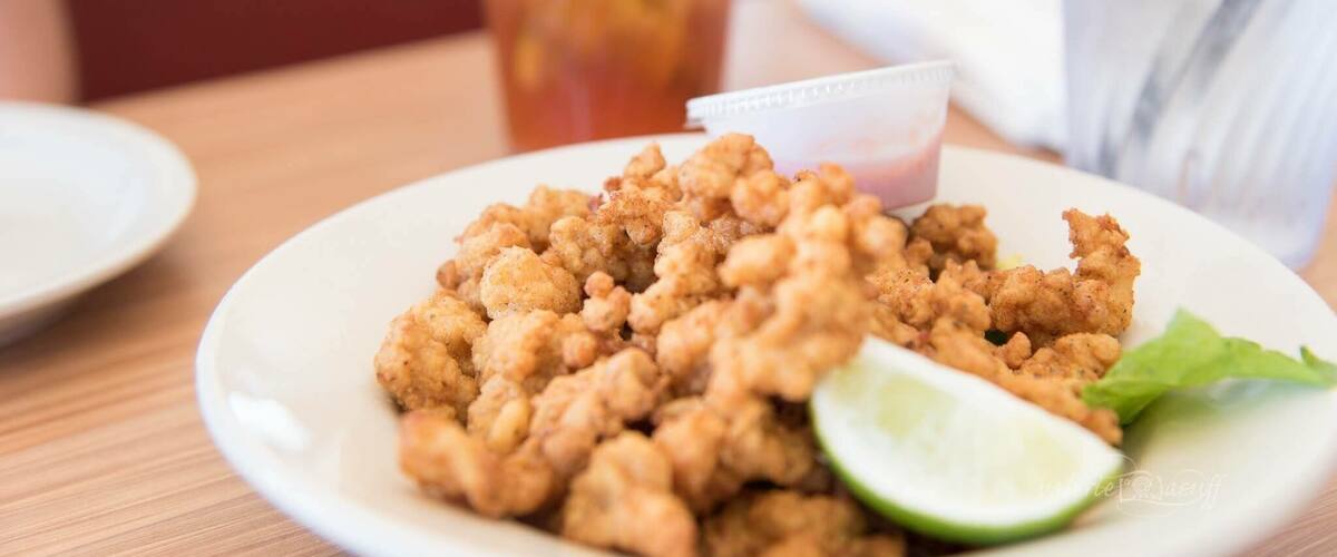 Delicious fried conch & the YUMMIEST Cuban food in town :D