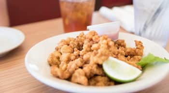 Delicious fried conch & the YUMMIEST Cuban food in town :D