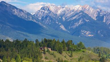 Invermere which includes mountains, tranquil scenes and landscape views