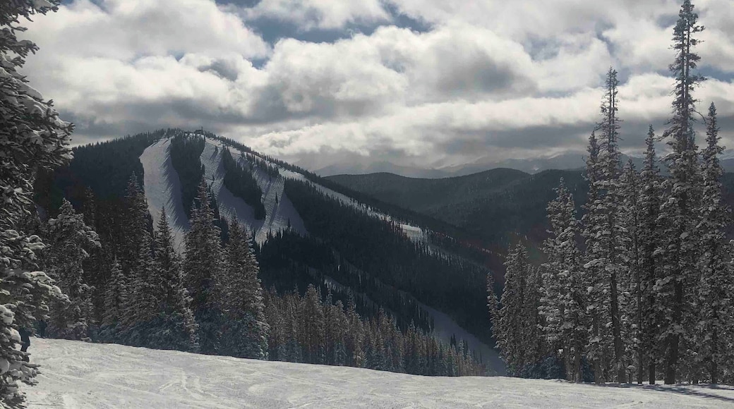 Summit of keystone skiing. Beautiful views, beautiful day! Fresh powder.