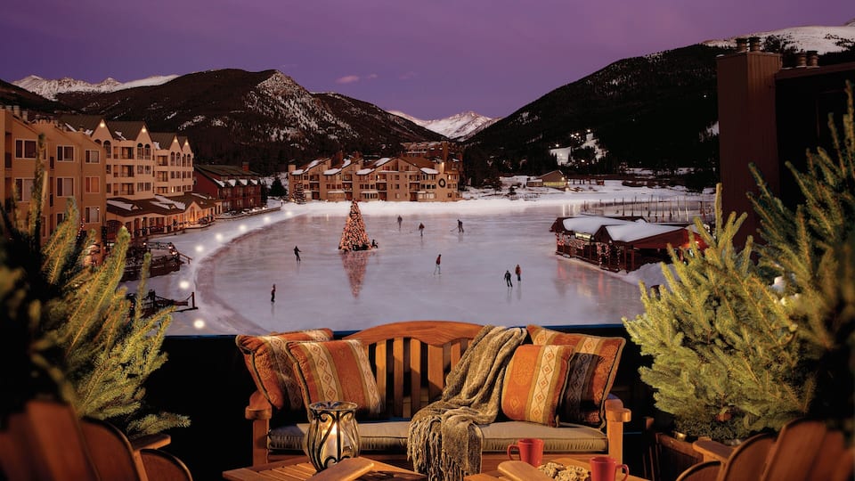 Keystone featuring landscape views, ice skating and a luxury hotel or resort