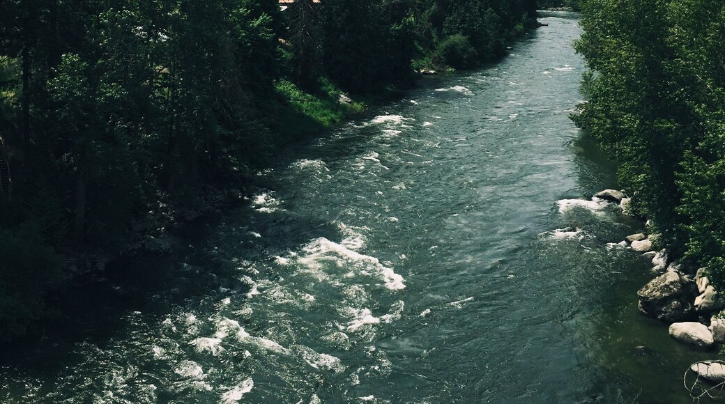 Wenatchee River through Leavenworth. Aside from the cheesy Bavarian town, this is the most beautiful part of Washington State and a must see. 2 hours from Seattle on Highway 2. www.bradleyhanson.com