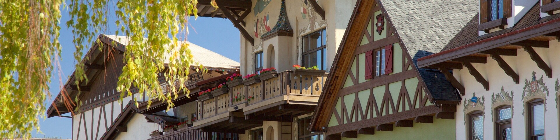 Leavenworth caracterizando uma cidade pequena ou vila