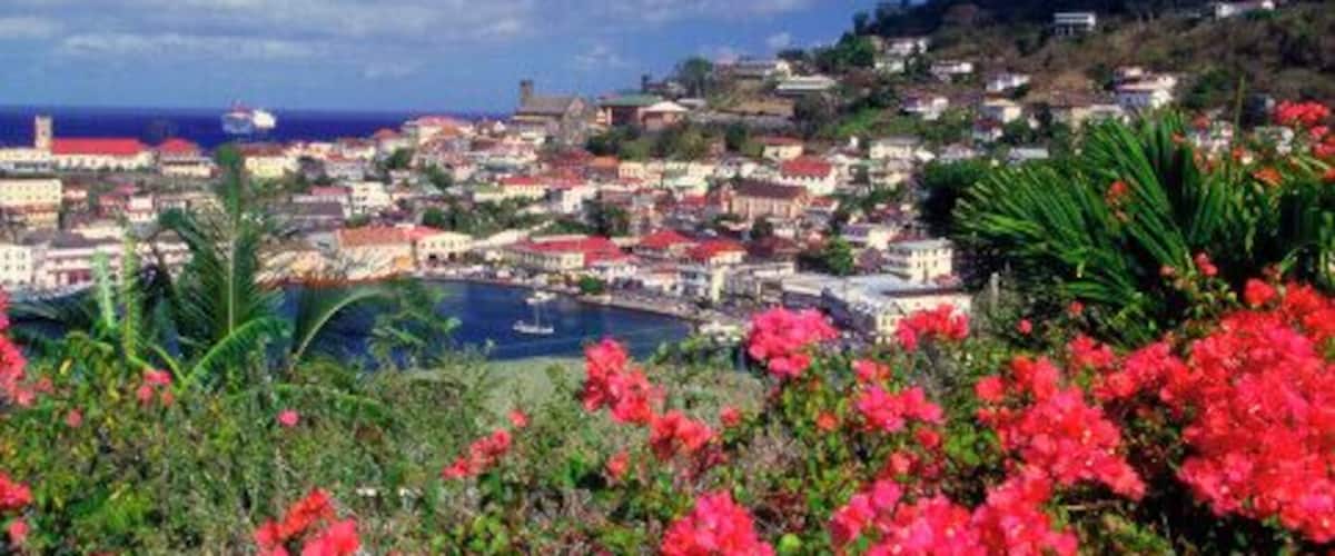 View of Carenage, St George, Grenada, West Indies