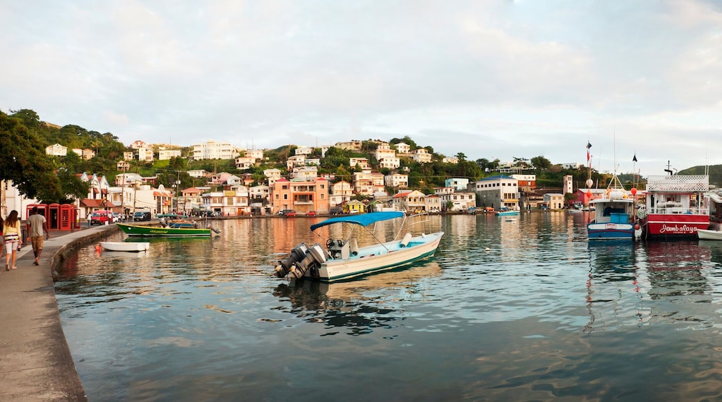 St.George's Grenada harbor and city