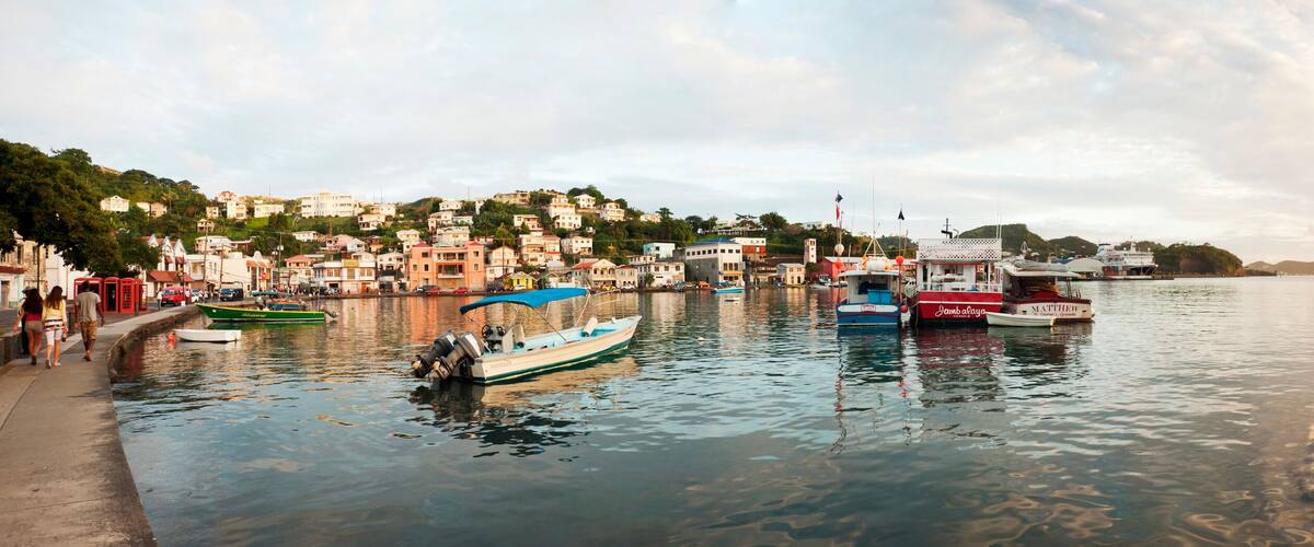 St.George's Grenada harbor and city