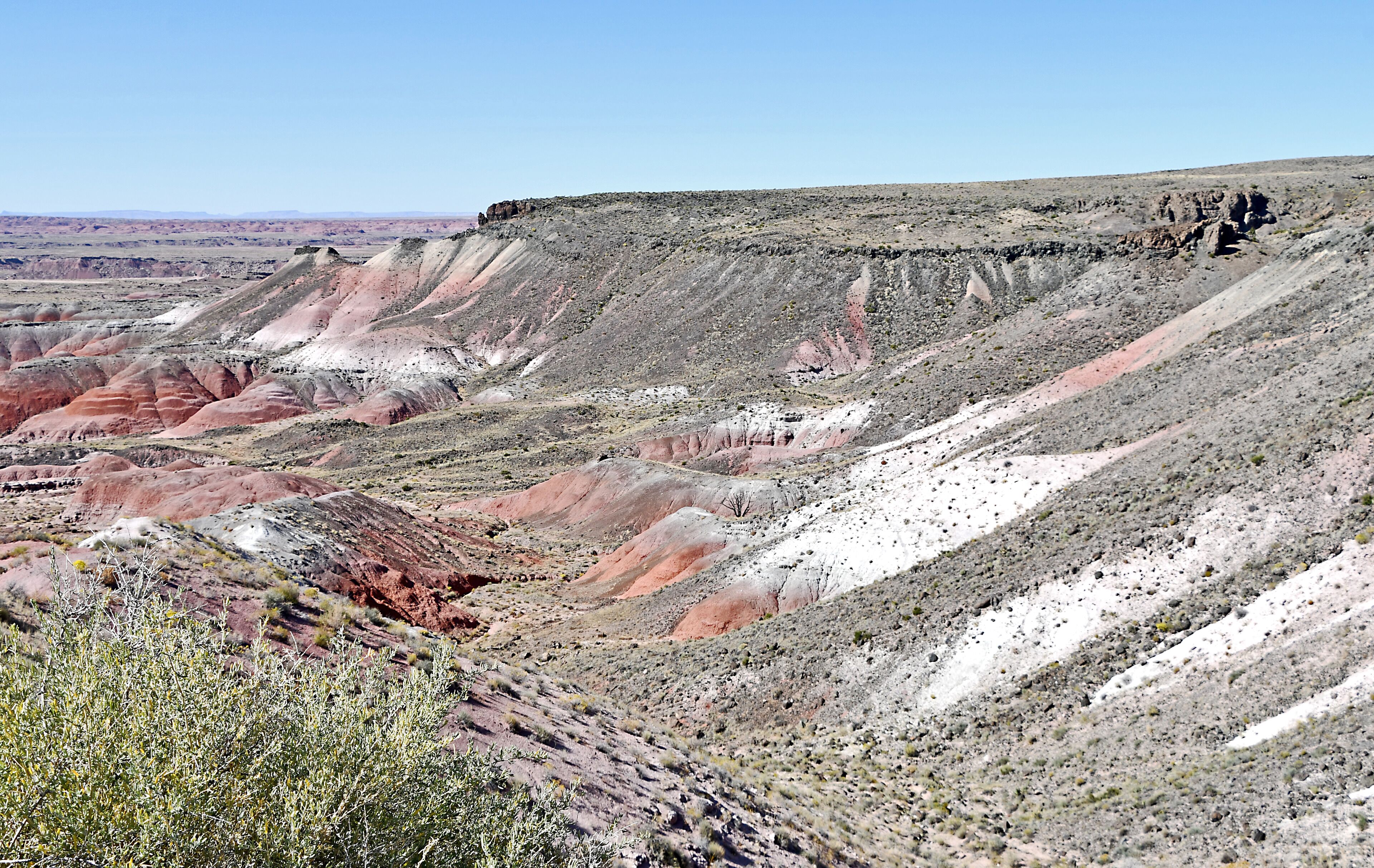 For those of us that have used the Interstate highway system to get from Point A to Point B know that the driving can get boring.  

Several years ago we did the Painted Desert as a destination This time we stopped to get off the Interstate for awhile.  But what a break from driving.

Keep your eyes peeled for a posted opportunity or just take the next exit. You never know what you might find.