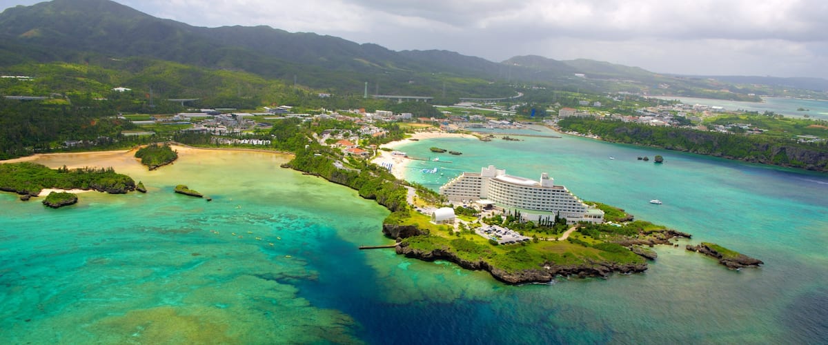 Okinawa showing a hotel